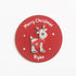 Red Christmas Ornament - Reindeer